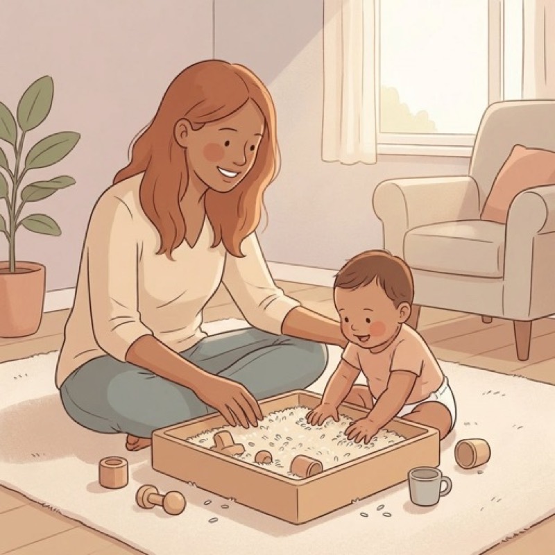 Sensory Rice Bin