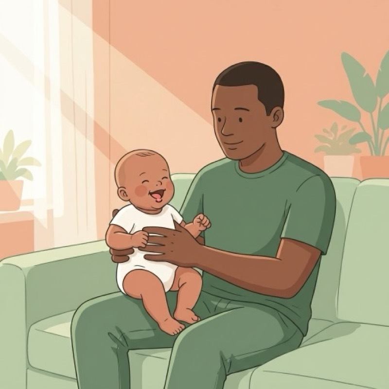 Tummy Time on Your Lap