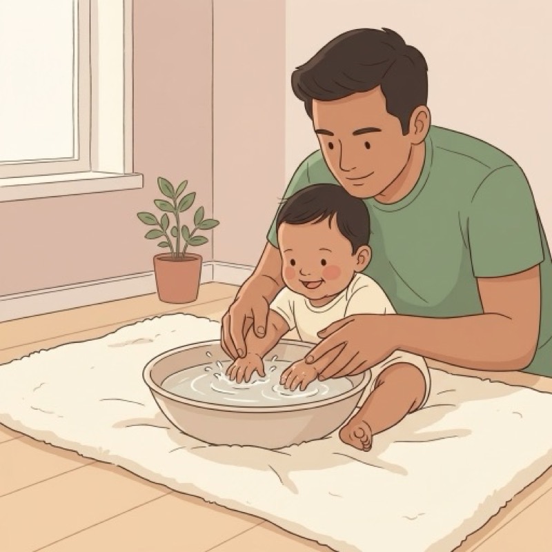 Water Play in a Bowl